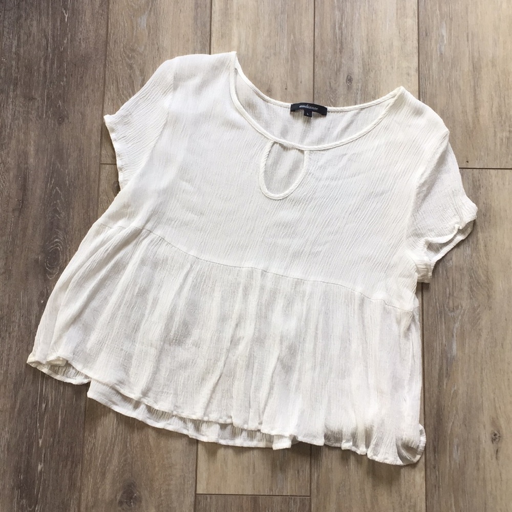 Ambience crop top, large NWOT